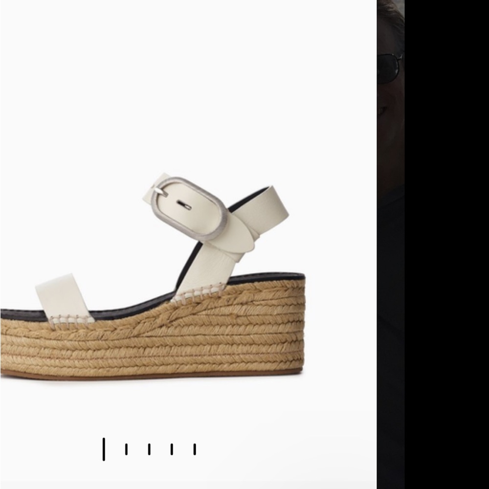 Rag and bone Ansley buckle wedge. Great condition worn once. Size 9
